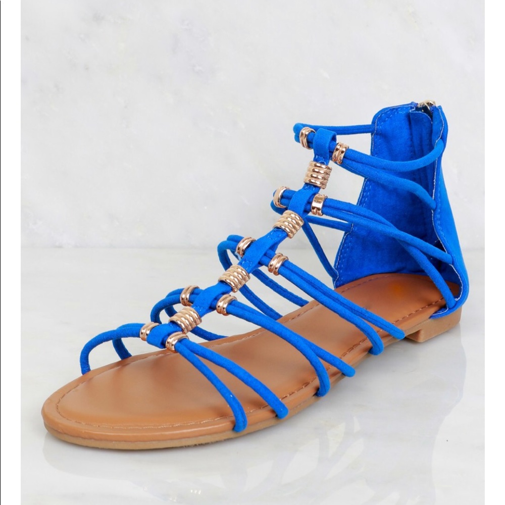 Blue sandals - Picture 3 of 4